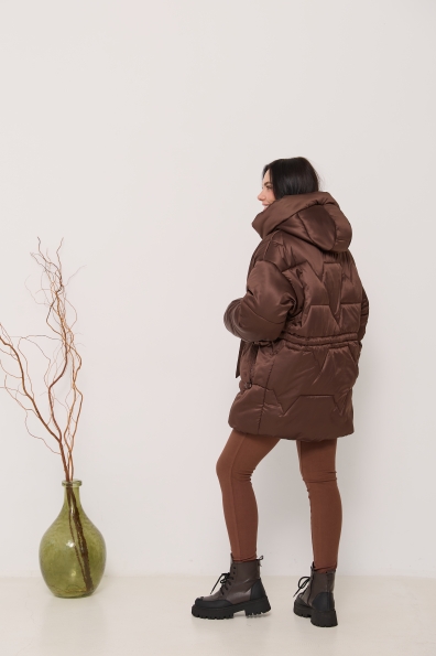 Куртка Харт 85 Плащевка Grazia 16422 Цвет: Шоколад