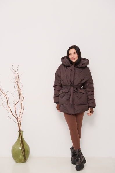 Куртка Сідней 85 плащівка Ammy 16292 Цвет: Шоколад