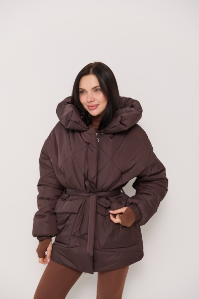 Куртка Сідней 85 плащівка Ammy 16292 Цвет: Шоколад