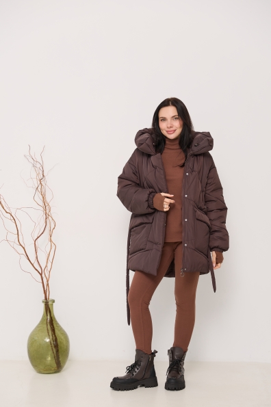 Куртка Сідней 85 плащівка Ammy 16292 Цвет: Шоколад
