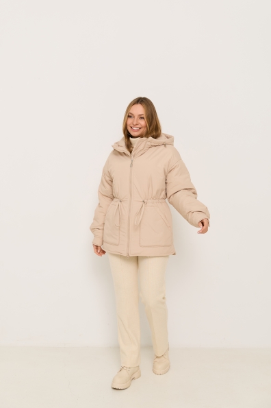 Куртка Інсайт 70  утеплена Плащівка Ammy 16420 Цвет: світло бежевий