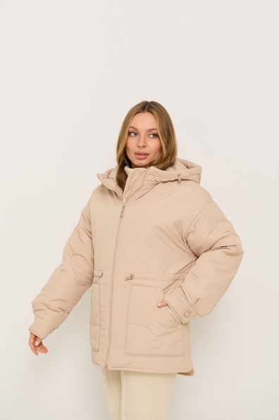Куртка Інсайт 70  утеплена Плащівка Ammy 16420 Цвет: світло бежевий