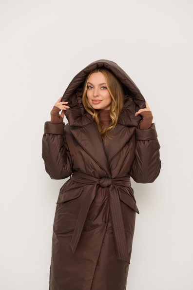 Куртка Комбо 120 Плащівка Gloria зима 16481 Цвет: Шоколад
