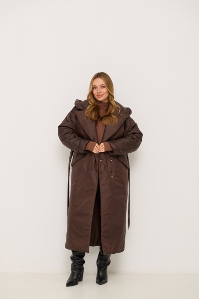 Куртка Комбо 120 Плащівка Gloria зима 16481 Цвет: Шоколад