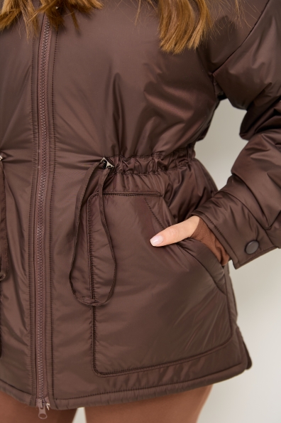 Куртка Інсайт 70 утеплена Плащівка Gloria 16495 Цвет: Шоколад