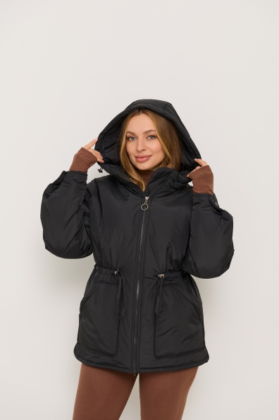 Куртка Інсайт 70  утеплена Плащівка Ammy 16420 Цвет: Чорний