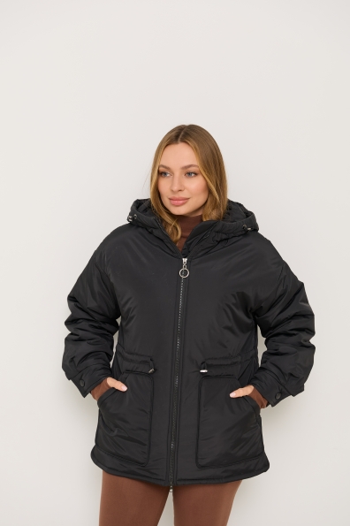 Куртка Інсайт 70  утеплена Плащівка Ammy 16420 Цвет: Чорний