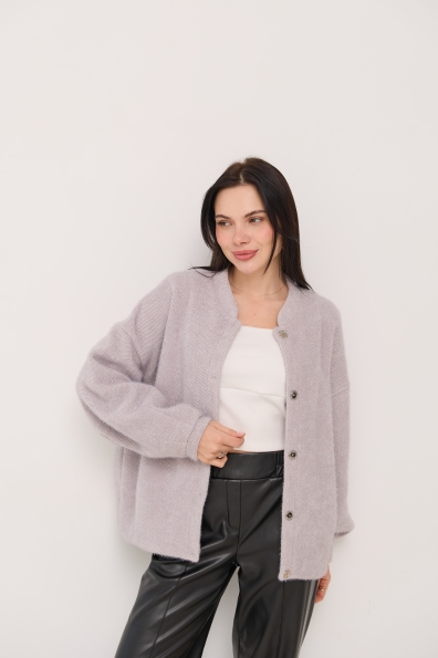 Купити Бомбер "Кай" Трикотаж Альпака 16429 оптом і в роздріб