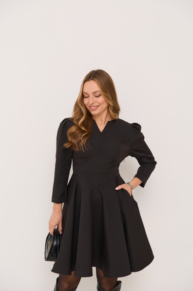 Купити Сукня "Мері" Міні  3/4 Костюмка креп стрейч 16499 оптом і в роздріб