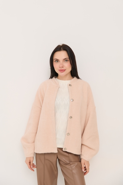 Купити Бомбер "Кай" Трикотаж Альпака 16429 оптом і в роздріб