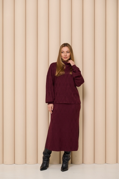 Купити Костюм "Фльор" Трикотаж Ангора дизайн 16474 оптом і в роздріб