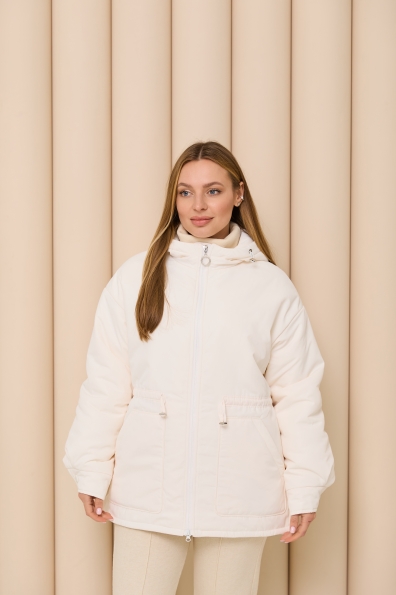 Куртка Інсайт 70  утеплена Плащівка Ammy 16420 Цвет: Молоко