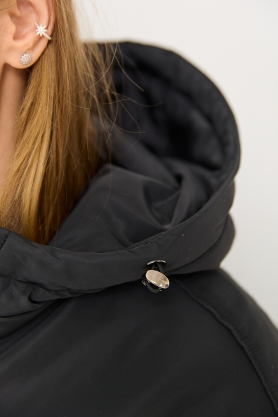 Куртка Бренд Лайт 72 Плащівка Ammy утеплена 16506 Цвет: Чорний