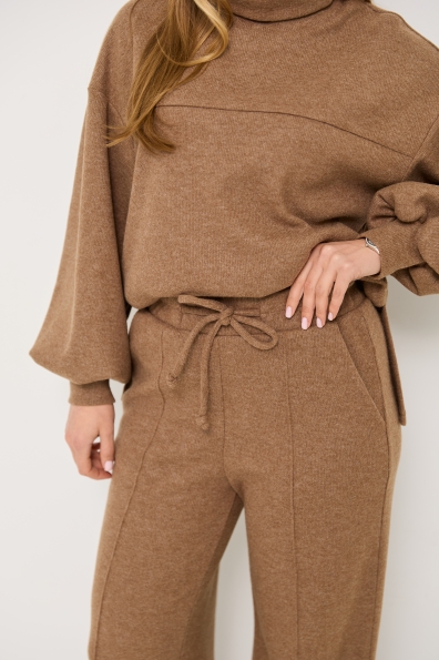 Костюм Кава Трикотаж Ангора преміум 16090 Цвет: Карамель  темний