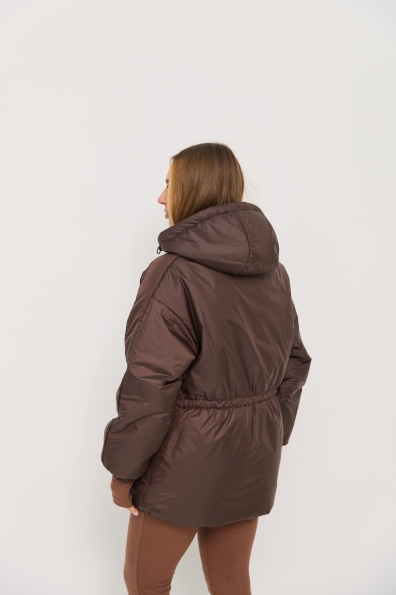 Куртка Бренд Лайт 72 Плащівка Gloria утеплена16508 Цвет: Шоколад