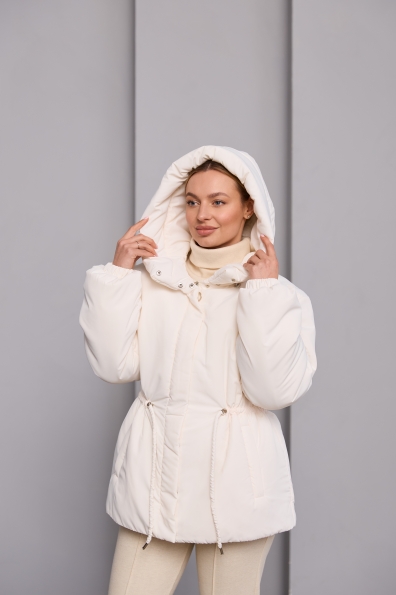 Куртка Далас 65 250 Плащевка Ammy 16466 Цвет: Молоко