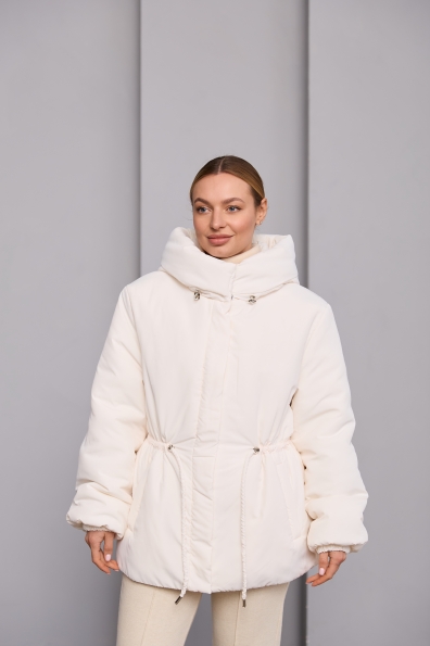 Куртка Далас 65 250 Плащевка Ammy 16466 Цвет: Молоко