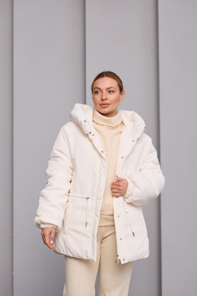 Куртка Далас 65 250 Плащевка Ammy 16466 Цвет: Молоко