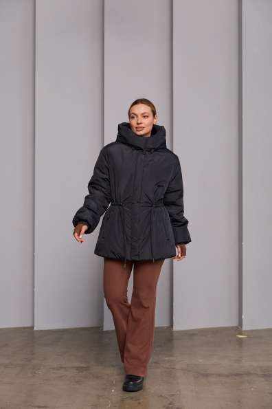 Куртка Далас 65 250 Плащевка Ammy 16466 Цвет: Чорний