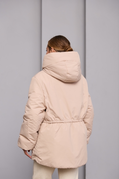 Куртка Далас 65 250 Плащевка Ammy 16466 Цвет: світло бежевий