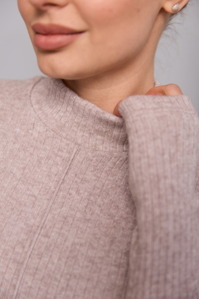 Купити Гольф "Аманда" Трикотаж Ангора смужка середня 16485 оптом і в роздріб