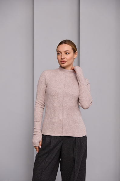 Купити Гольф "Аманда" Трикотаж Ангора смужка середня 16485 оптом і в роздріб