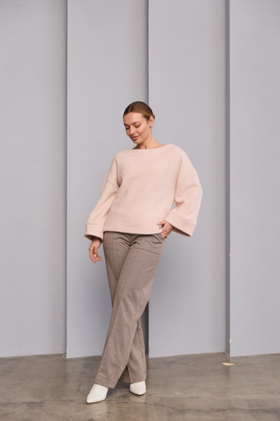 Купить Блуза "Люкс" 7/8 Трикотаж Альпака 16279 оптом и в розницу