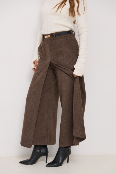 Штани Ріволі Вовна Меріно 16493 Цвет: Шоколад
