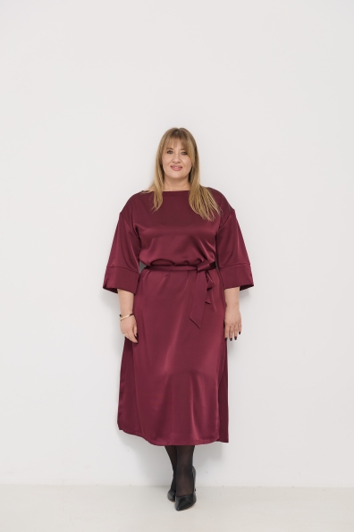 Сукня Алла Донна 115 3/4 Шовк Дабл 16576 Цвет: Марсала