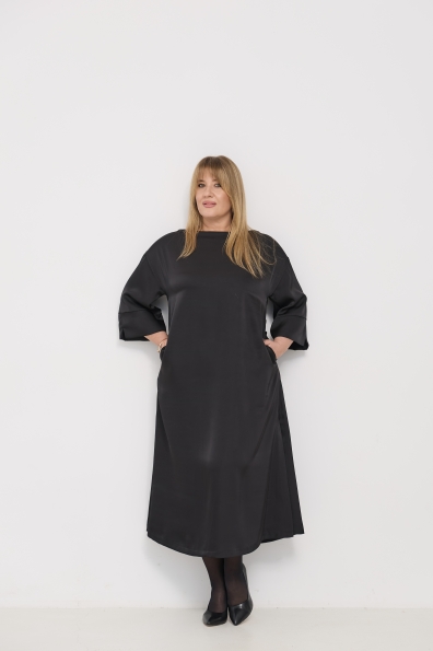 Сукня Алла Донна 115 3/4 Шовк Дабл 16576 Цвет: Чорний