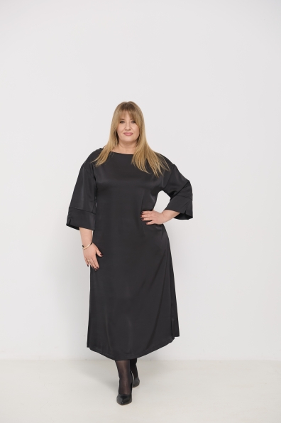 Сукня Алла Донна 115 3/4 Шовк Дабл 16576 Цвет: Чорний