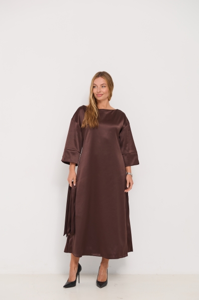 Сукня Алла 120 3/4 Шовк Дабл 16512 Цвет: Шоколад