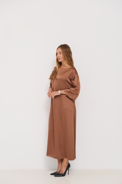 Сукня Алла 120 3/4 Шовк Дабл 16512 Цвет: Карамель
