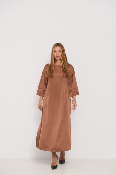 Сукня Алла 120 3/4 Шовк Дабл 16512 Цвет: Карамель