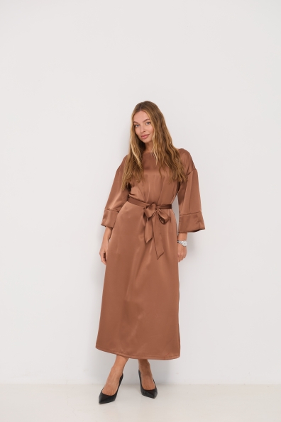 Сукня Алла 120 3/4 Шовк Дабл 16512 Цвет: Карамель