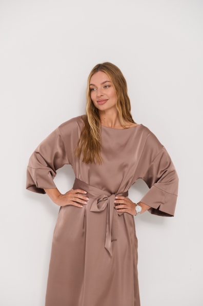 Сукня Алла 120 3/4 Шовк Дабл 16512 Цвет: Мокко