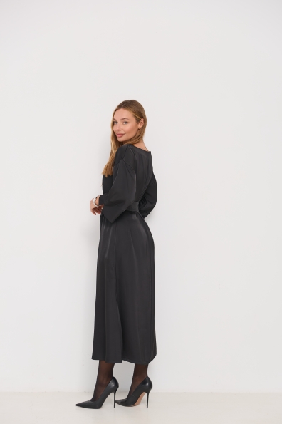 Сукня Алла 120 3/4 Шовк Дабл 16512 Цвет: Чорний