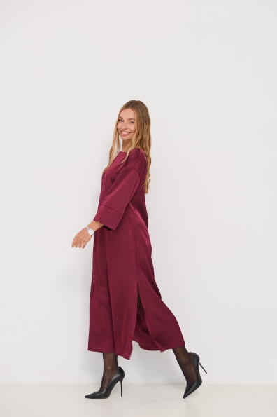 Сукня Алла 120 3/4 Шовк Дабл 16512 Цвет: марсала