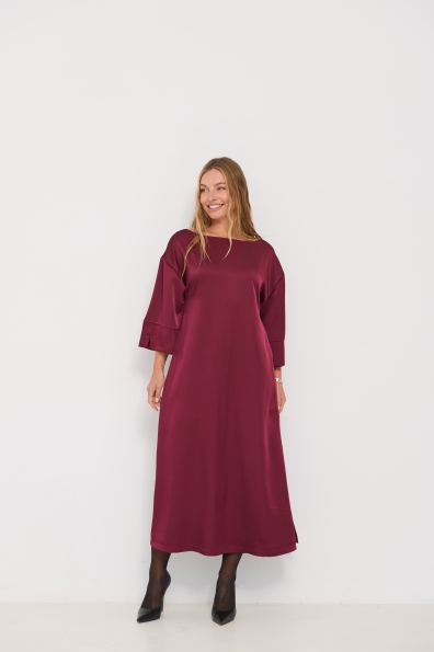 Сукня Алла 120 3/4 Шовк Дабл 16512 Цвет: марсала