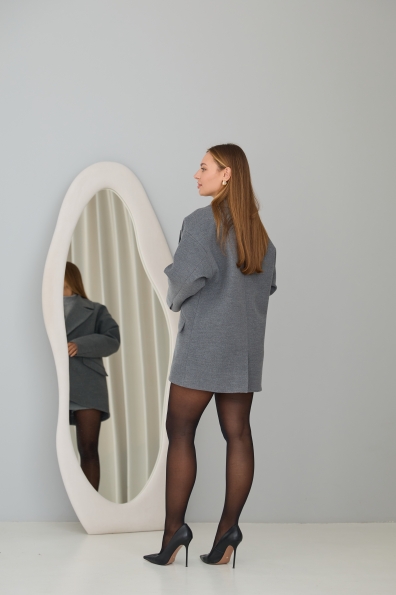 Пальто Лайф Кашемір Турецький 16617 Цвет: Сірий