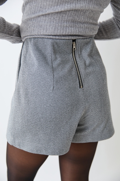 Спідниця - шорти Лана Діагональ 16189 Цвет: Сірий