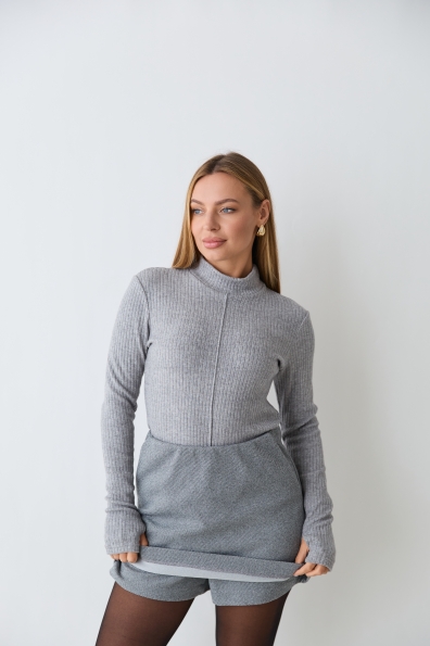 Купити Спідниця - шорти "Лана" Діагональ 16189 оптом і в роздріб