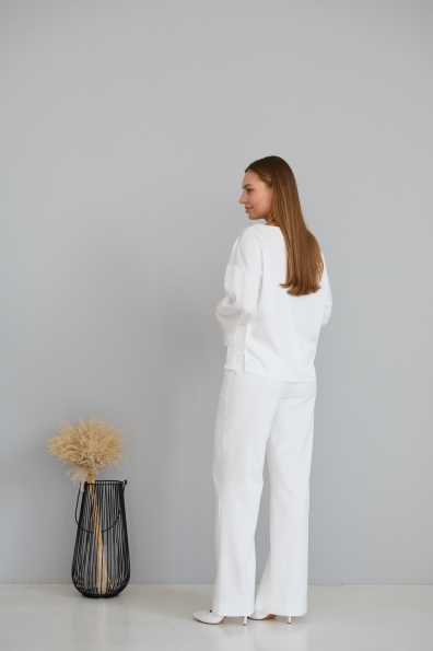 Блуза Тедді 7/8 Шовк Дабл 16633 Цвет: Молоко