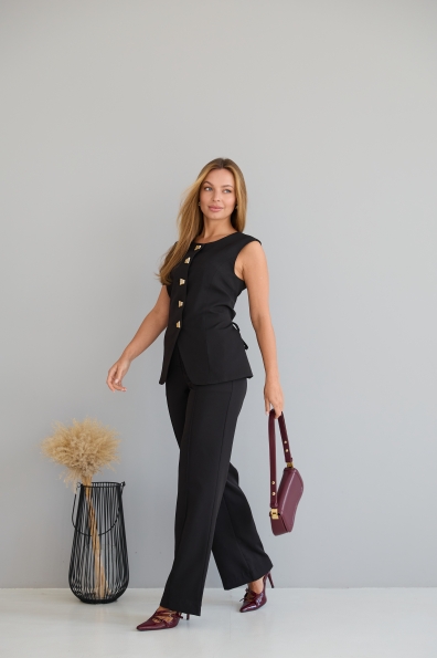 Купити Костюм "Сапфір" Костюмка креп стрейч 16589 оптом і в роздріб