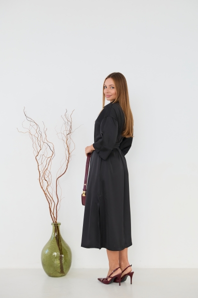 Сукня Ева 120 3/4 Шовк Дабл 16668 Цвет: Чорний