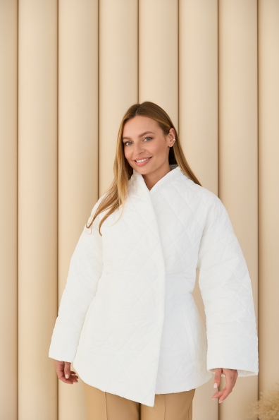 Куртка Кіото 70 Плащівка Ammy 16712 Цвет: Молоко