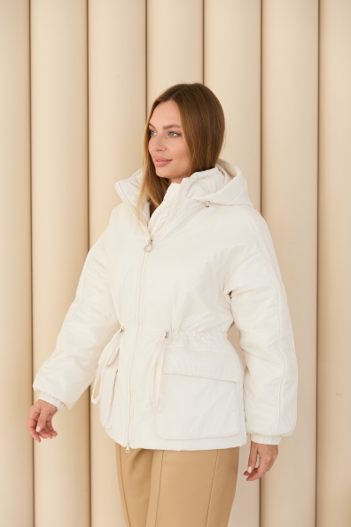 Куртка Бренд 65 Плащівка Плащевка Full Dull 16708 Цвет: Молоко