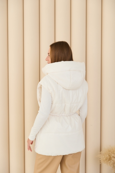 Жилет Спайс Плащівка Full Dull 16722 Цвет: молоко