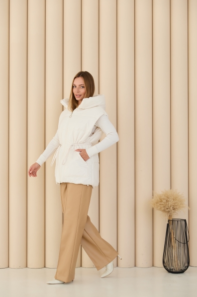 Жилет Спайс Плащівка Full Dull 16722 Цвет: молоко