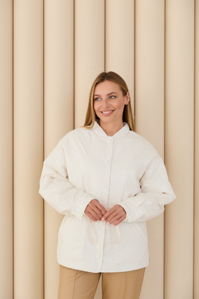 Куртка Пегас Плащівка Full Dull 16702 Цвет: Молоко